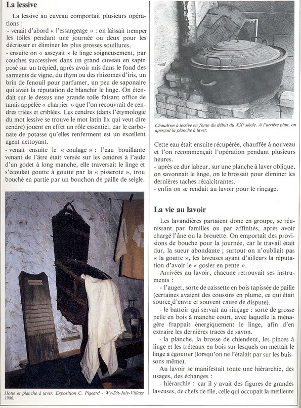 Outils des Lavandières 