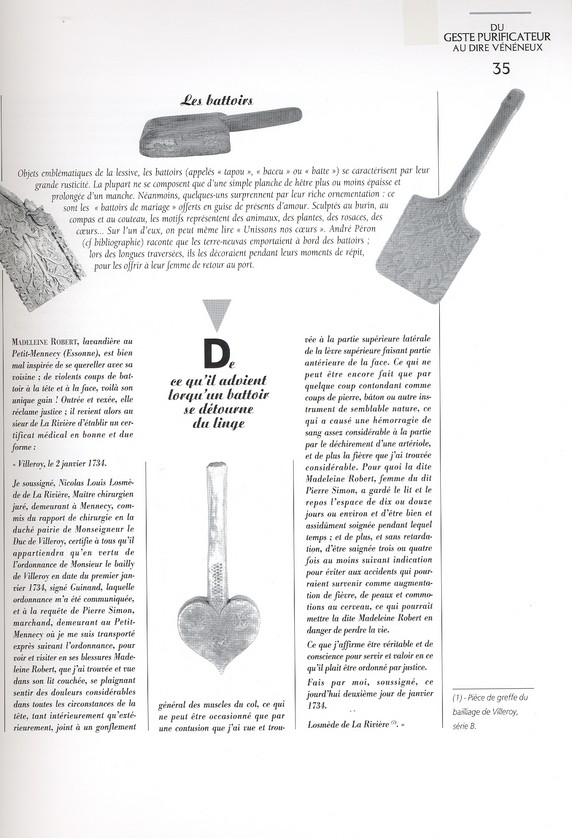 Outils des Lavandières 